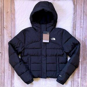 The North Face Women’s Baltic Down Black Puffer Hoodie Jacket